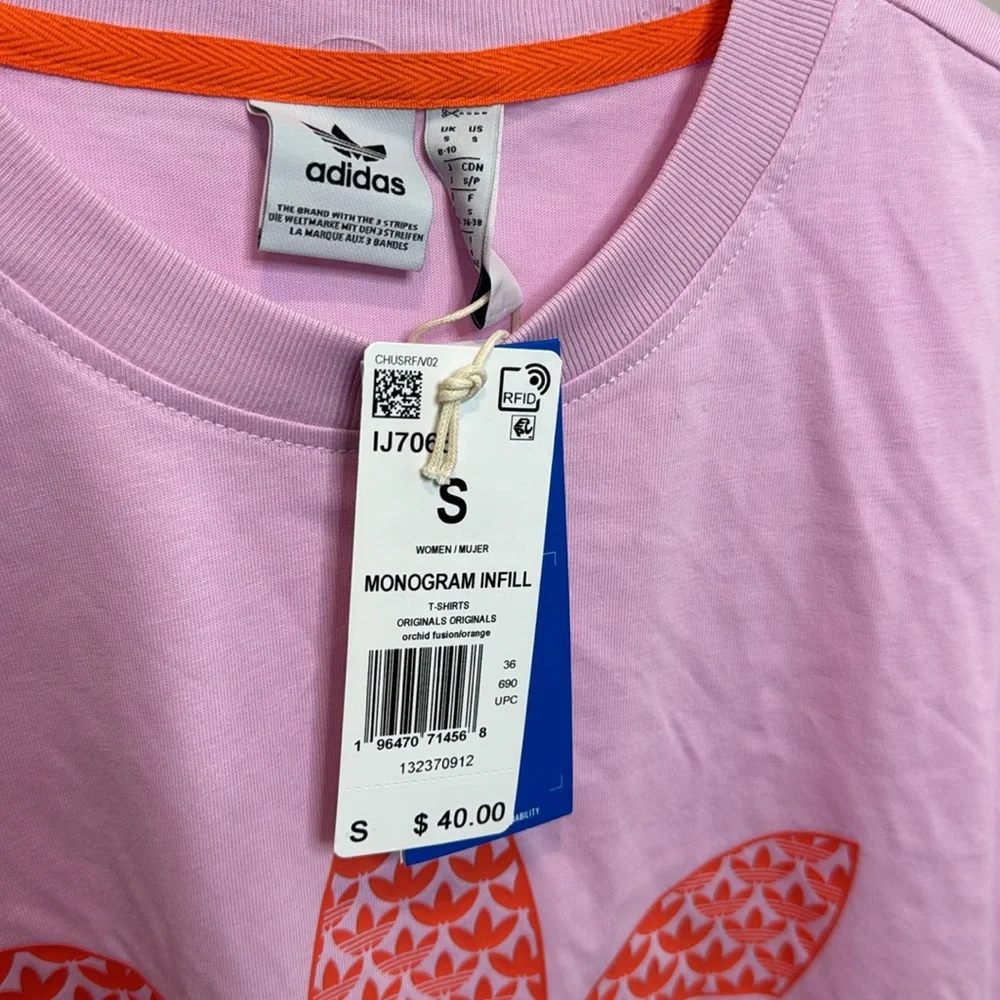 Adidas Men’s Monogram Infill Tshirt - Picture 2 of 3